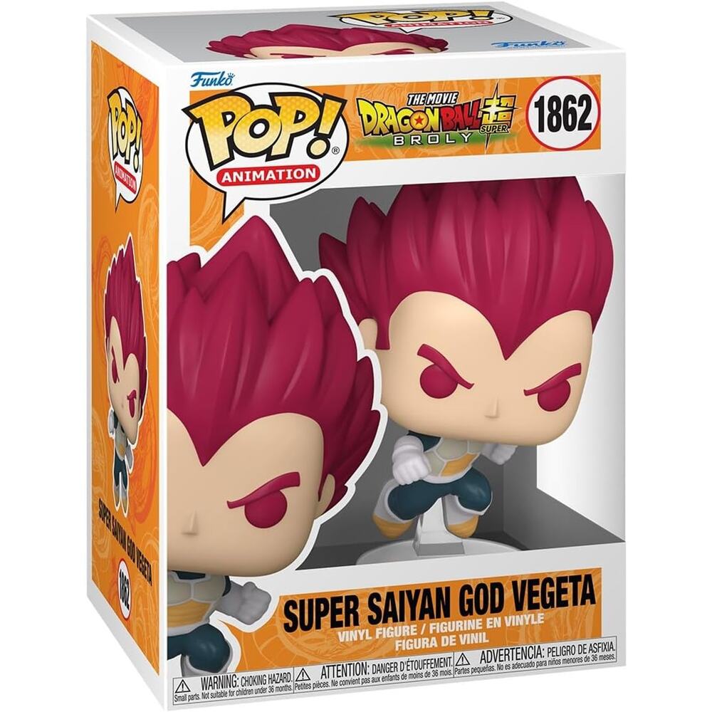 Funko POP Animation: Dragon Ball Super: Broly - Super Saiyan God Vegeta # 1862